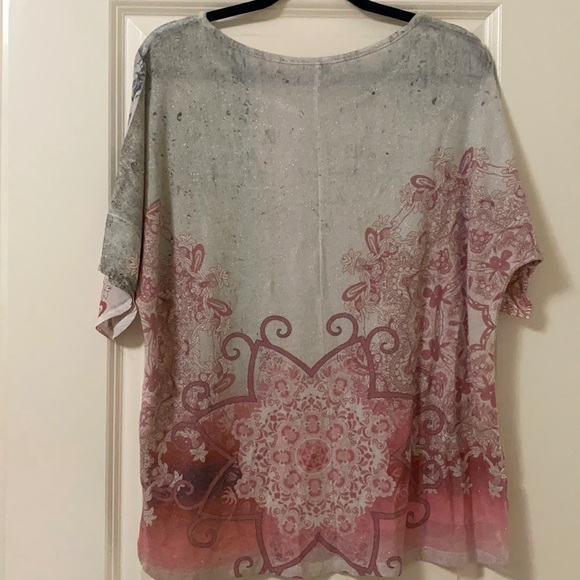 Ribbed flowy t-shirt - Picture 5 of 7